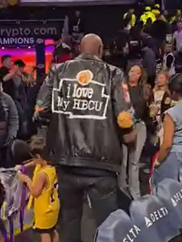 Lamar Odom Lakers Game 2026 Black Leather Jacket