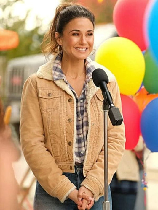 Lana Lang Cushing Superman And Lois Brown Jacket
