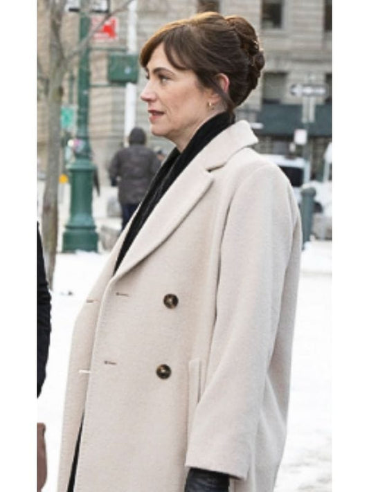 Law and Order S24 Maggie Siff Beige Coat Law and Order S24 Maggie Siff Beige Coat