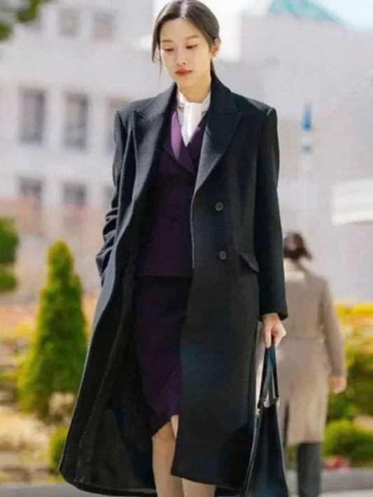 Law and the City S01 Moon Ga-young Black Coat