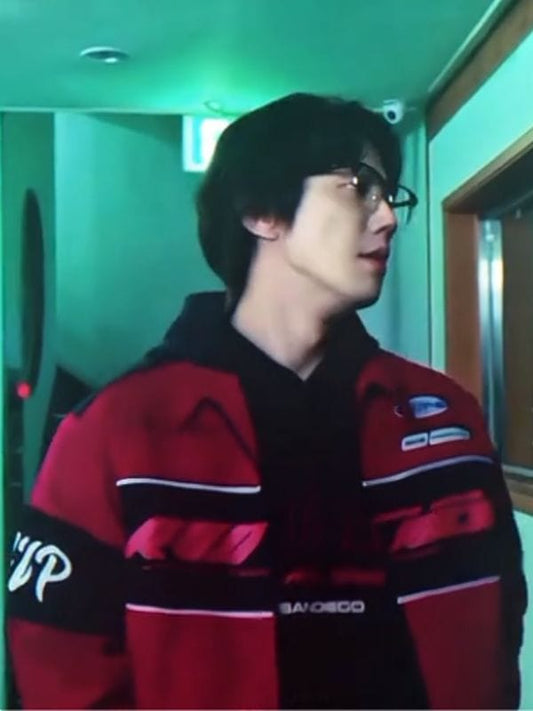 Lee Jun-young Weak Hero Class 2 Red Track Jacket