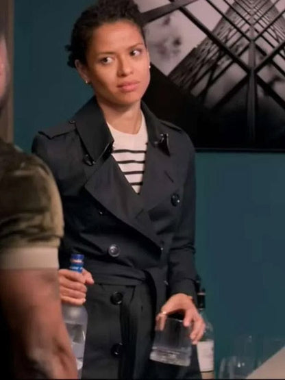Abby Lift 2024 Gugu Mbatha-Raw Black Coat
