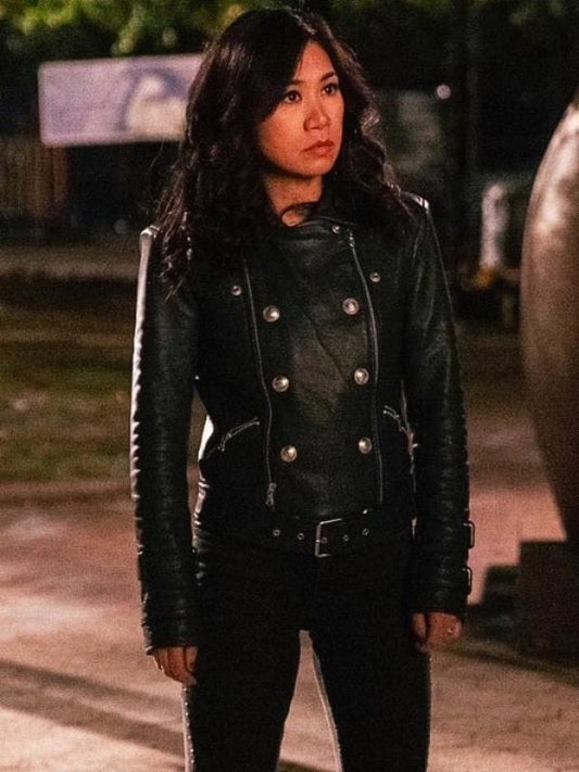 Liza Lapira The Equalizer S03 Leather Jacket