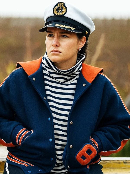 Lizzie Davidson Such Brave Girls S02 Varsity Jacket Blue