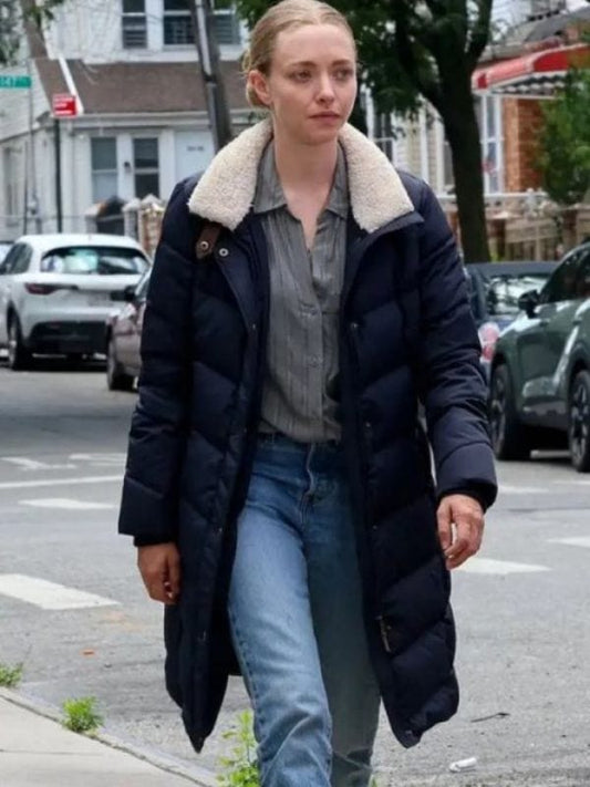 Long Bright River S01 Amanda Seyfried Puffer Coat Long Bright River S01 Amanda Seyfried Puffer Coat
