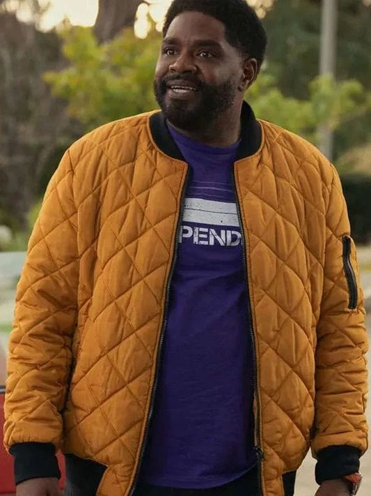 Loot S03 Ron Funches Bomber Jacket Yellow