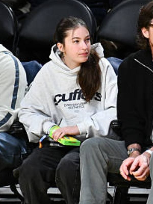 Los Angeles Lakers Game Francesca Nora Bateman Hoodie