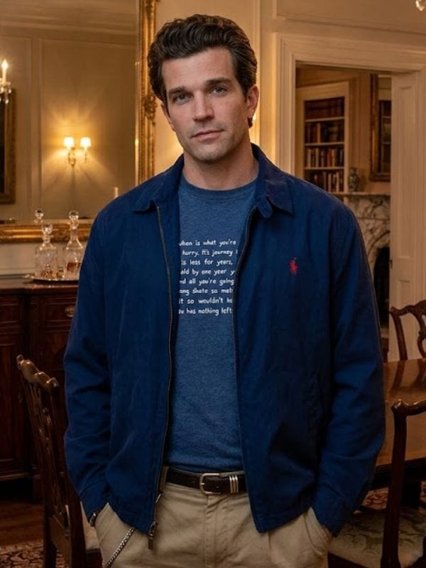 Love Story S01 Paul Anthony Kelly Blue Jacket