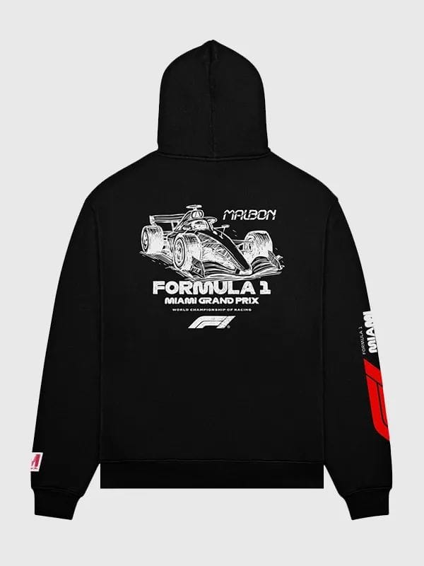 Malbon x F1 Fesque Pit Sketch Hoodie