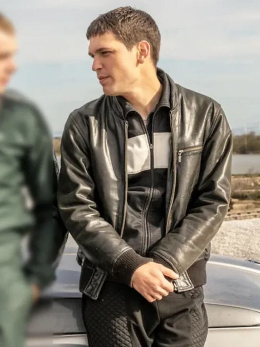 Malditos S01 Pablo Cobo Leather Jacket Malditos S01 Pablo Cobo Leather Jacket