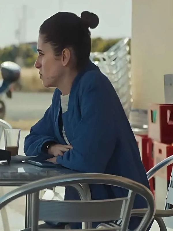 Mariela Garriga When No One Sees Us S01 Blue Jacket Mariela Garriga When No One Sees Us S01 Blue Jacket