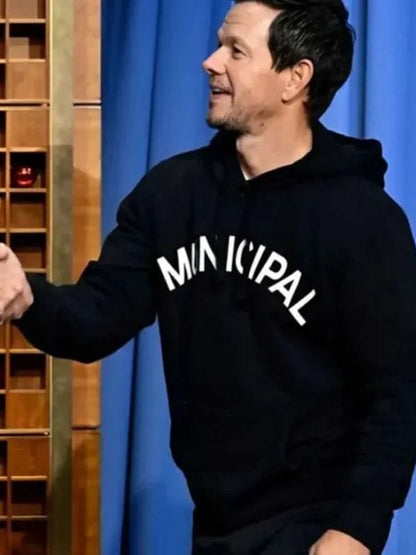 Mark Wahlberg Tonight Show Black Hoodie