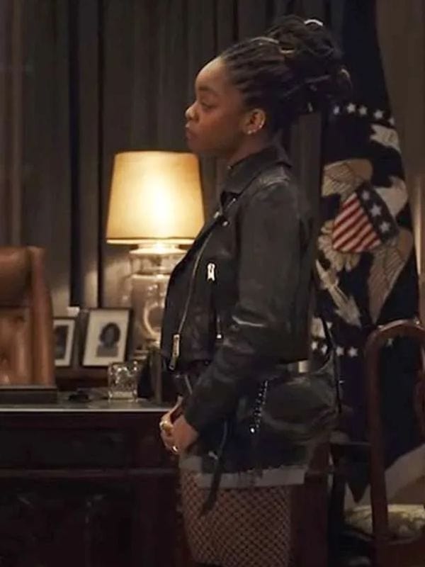 Marsai Martin G20 Black Leather Jacket Marsai Martin G20 Black Leather Jacket