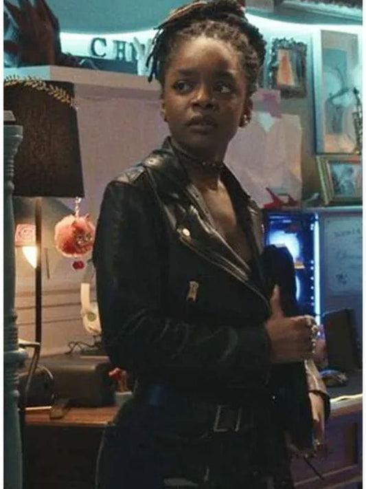 Marsai Martin G20 Black Leather Jacket Marsai Martin G20 Black Leather Jacket