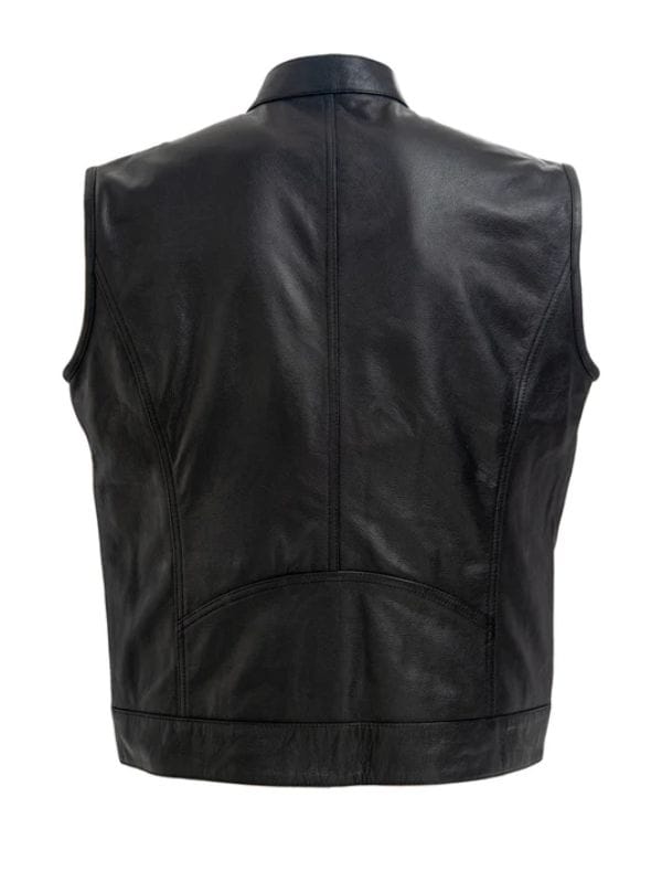 Marshals S01 Kayce Dutton Leather Vest Black