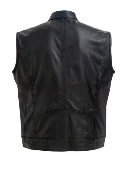 Marshals S01 Kayce Dutton Leather Vest Black