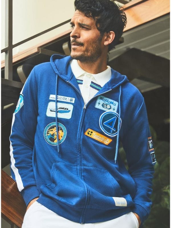 Marvel The Fantastic Four: First Steps Icon Patches Hoodie - Shop Now