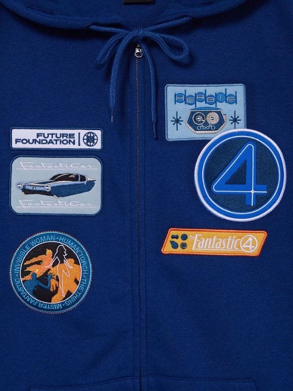 Marvel The Fantastic Four: First Steps Icon Patches Hoodie - Shop Now