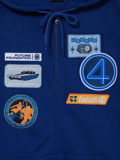 Marvel The Fantastic Four: First Steps Icon Patches Hoodie - Shop Now