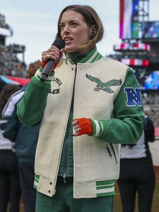 Mary Kate Morrissey Eagles Varsity Jacket Mary Kate Morrissey Eagles Varsity Jacket