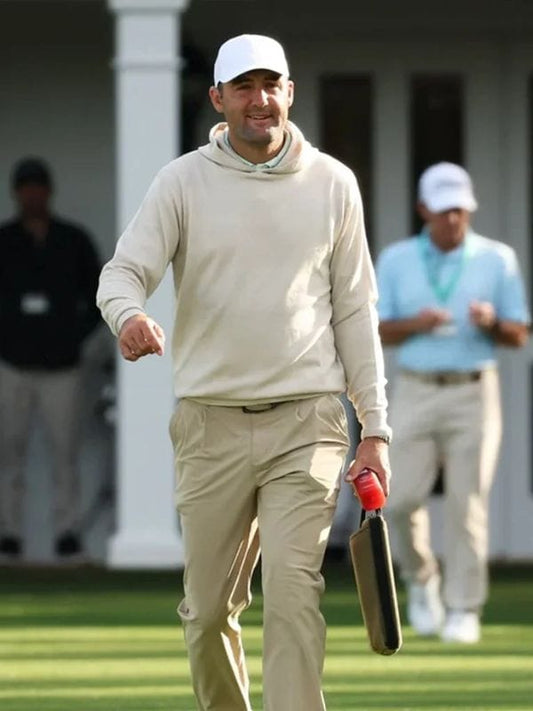 Golf Master 2026 Scottie Scheffler Beige Hoodie
