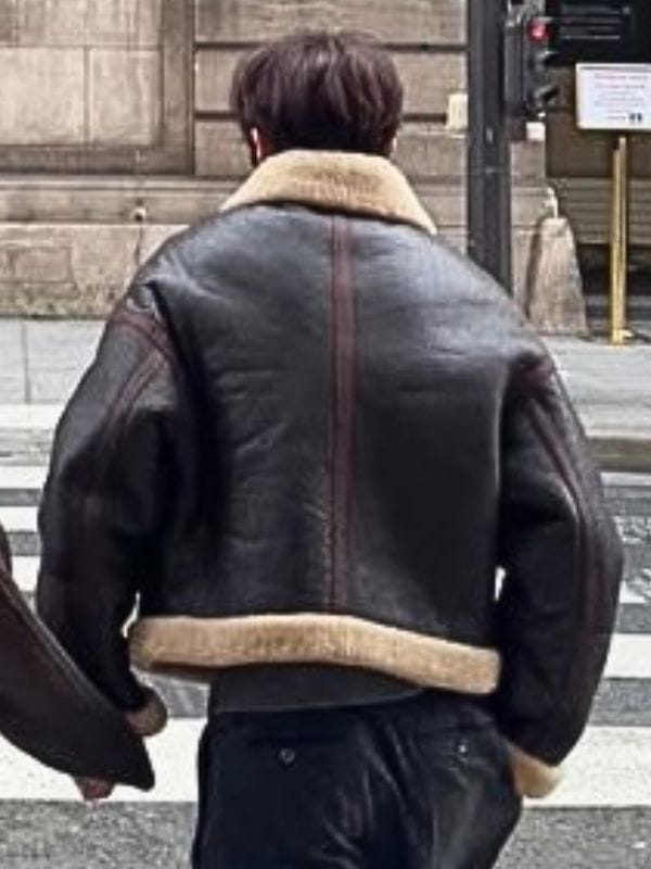 Melo Movie S01 Choi Woo-sik Shearling Leather Jacket