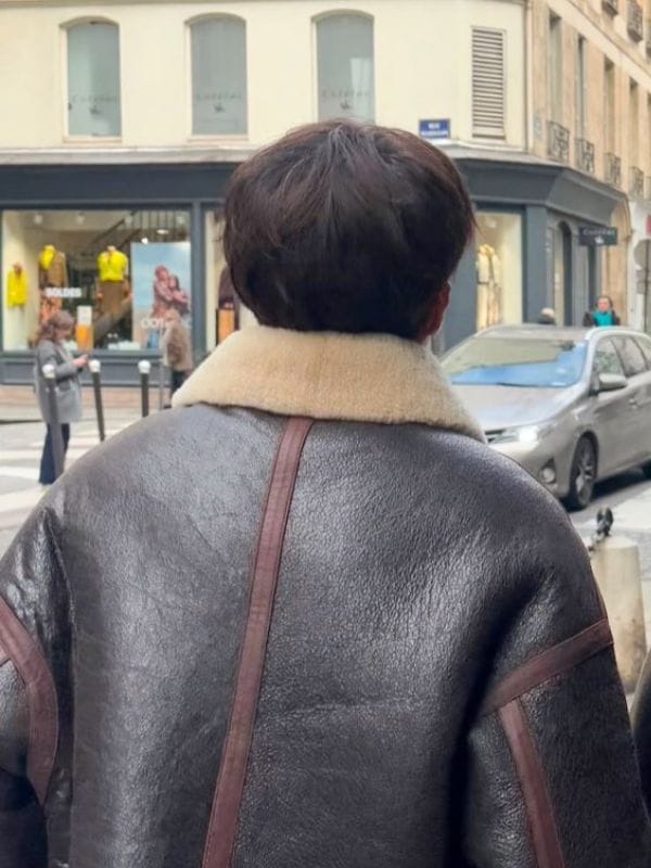 Melo Movie S01 Choi Woo-sik Shearling Leather Jacket