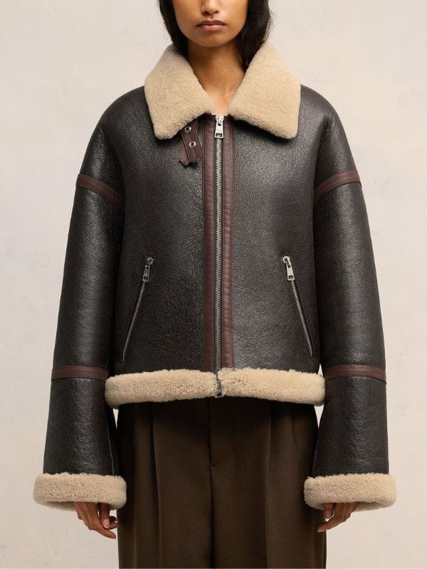 Melo Movie S01 Choi Woo-sik Shearling Leather Jacket