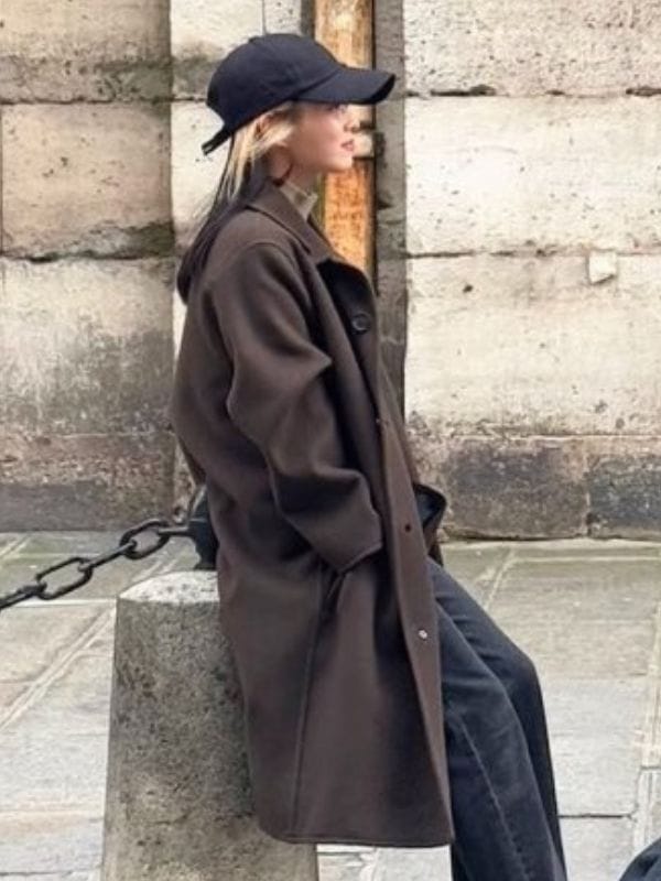 Melo Movie S01 Park Bo-young Brown Coat
