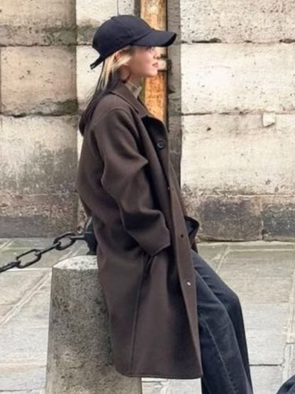 Melo Movie S01 Park Bo-young Brown Coat