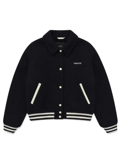Melo Movie S01 Park Bo-young Varsity Jacket Black