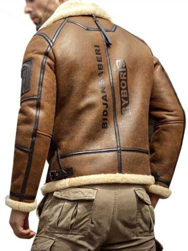 Men’s B3 Shearling Sheepskin Leather Aviator Jacket