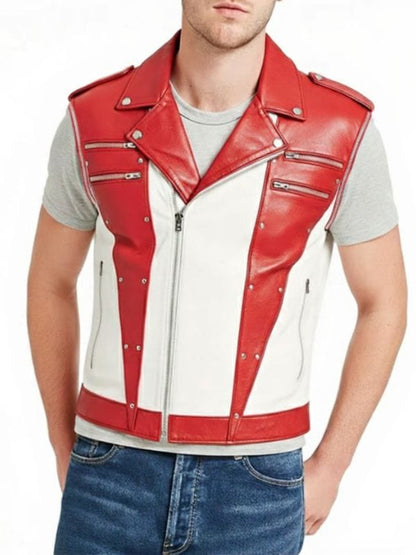 Michael Jackson Beat It Leather Vest