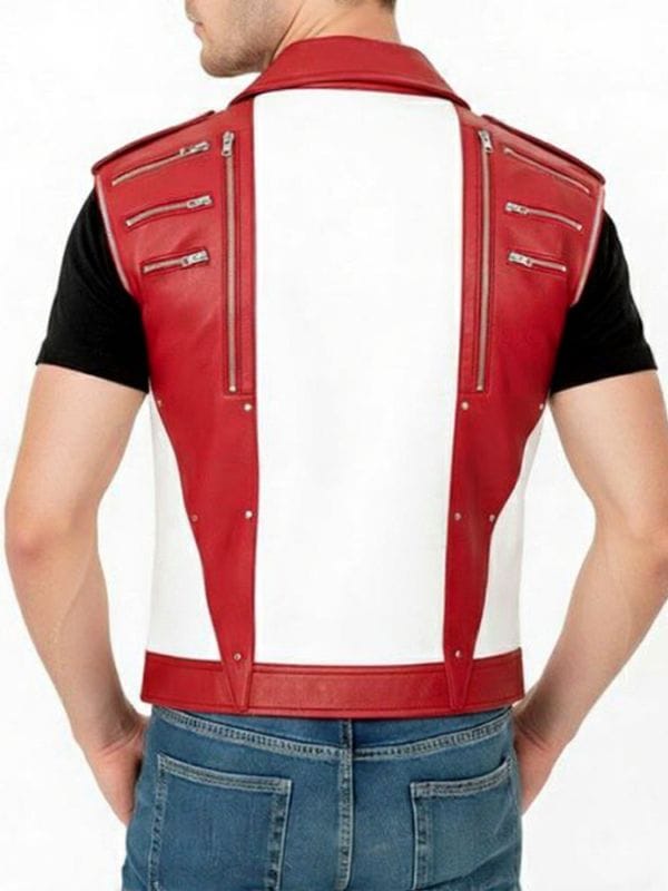Michael Jackson Beat It Leather Vest