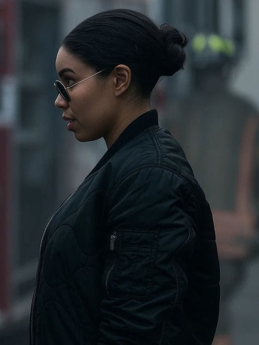 Michelle Calderon Smoke S01 Bomber Jacket