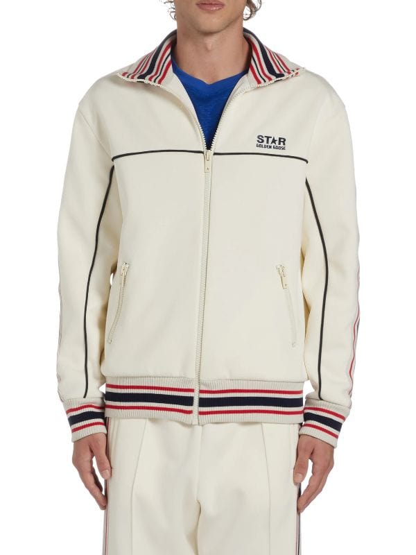 Mid-Century Modern S01 Arthur Broussard White Track Jacket