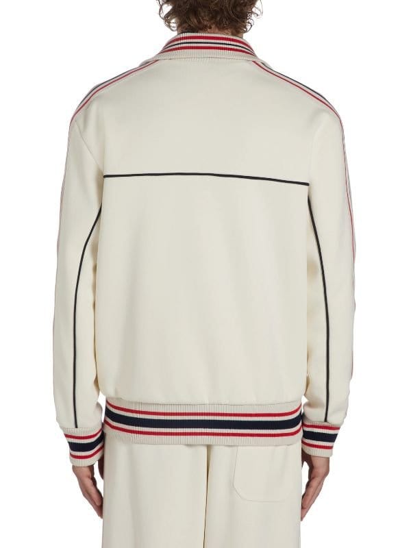 Mid-Century Modern S01 Arthur Broussard White Track Jacket