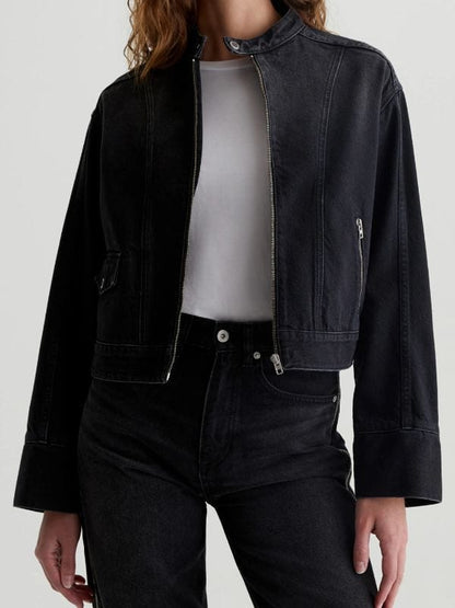 Mid-Century Modern S01 Pamela Adlon Black Denim Jacket Mid-Century Modern S01 Pamela Adlon Black Denim Jacket