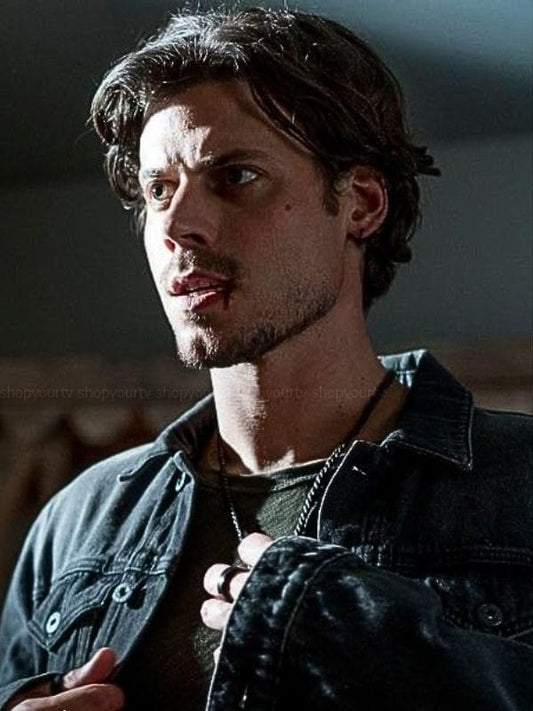 Midnight Texas S02 Manfred Bernardo Denim Jacket Black