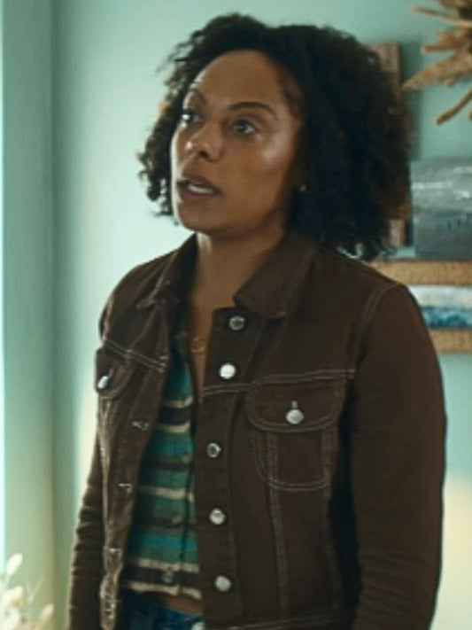 Missing You S01 Rozalind Eleazar Brown Jacket Missing You S01 Rozalind Eleazar Brown Jacket