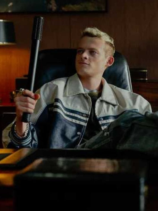Mobland 2025 Anson Boon Leather Jacket