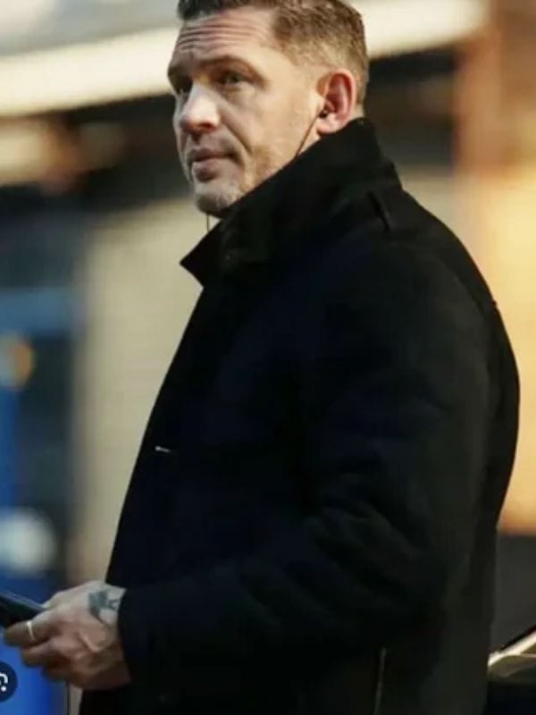 MobLand S01 Tom Hardy Black Wool Jacket