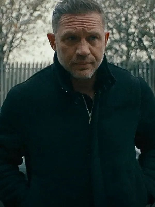 MobLand S01 Tom Hardy Black Wool Jacket