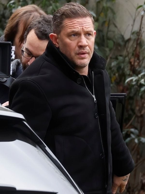 MobLand S01 Tom Hardy Black Wool Jacket