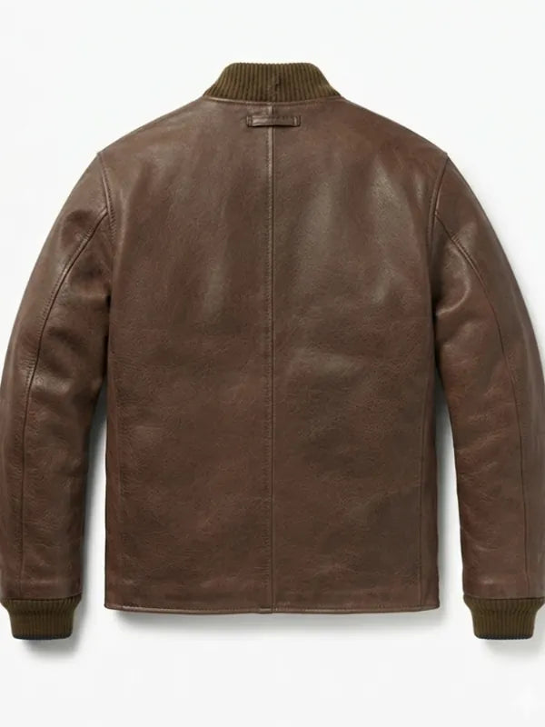 MobLand S02 2026 Tom Hardy Warm Brown Leather Jacket