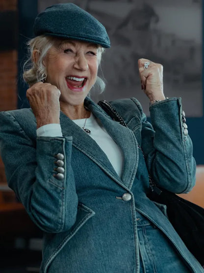 MobLand S02 Helen Mirren Denim Blazer