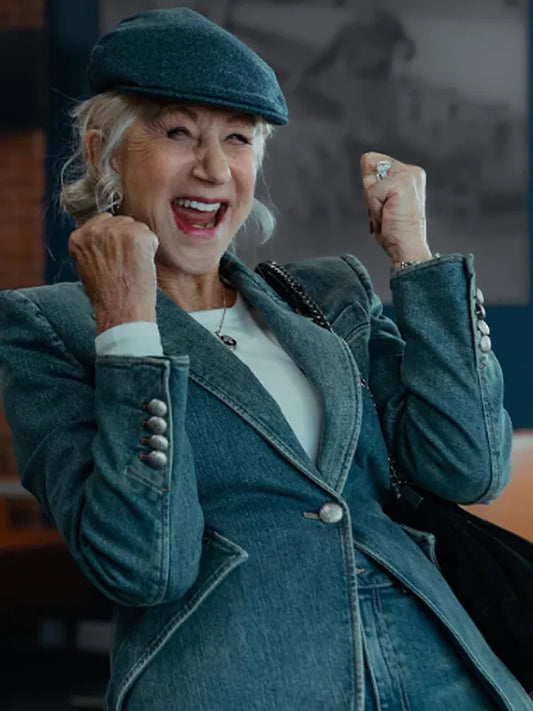MobLand S02 Helen Mirren Denim Blazer