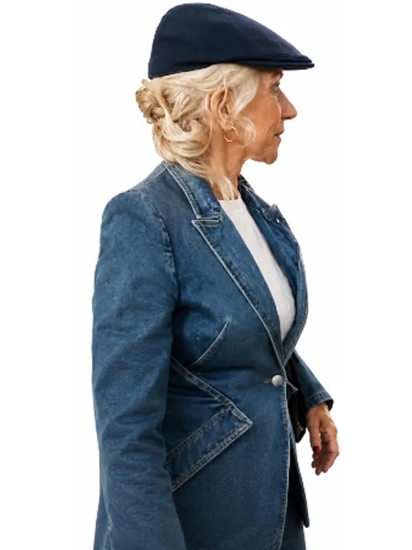 MobLand S02 Helen Mirren Denim Blazer