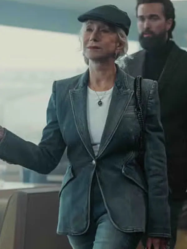 MobLand S02 Helen Mirren Denim Blazer