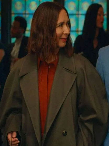 Molly Novak Loot S03 Green Coat